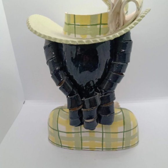 Rare 11" Vintage BETTY LOU NICHOLS Lady head Vase - Picture 5 of 10